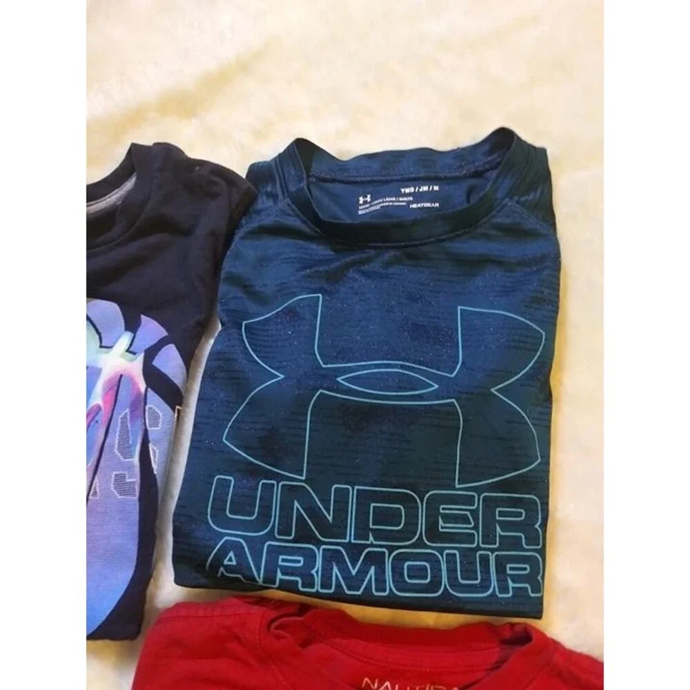 Under Armour, Nautica,& more Bundle 4 shirts–Size Medium(10–12#C